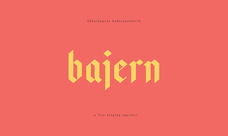 Bajern フリーフォントまとめ