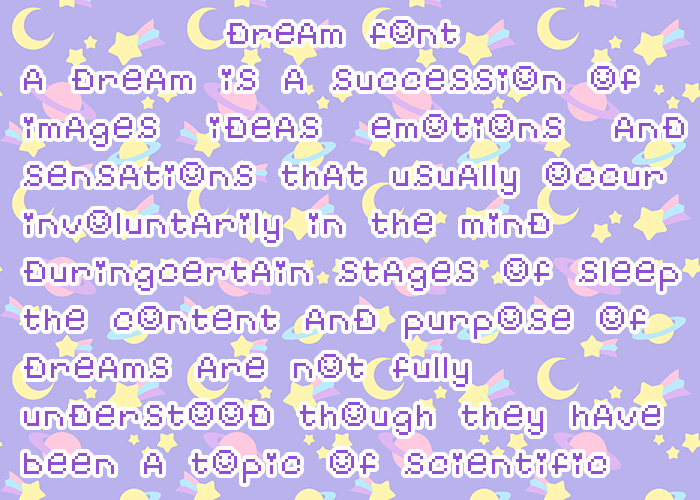 DreAm font